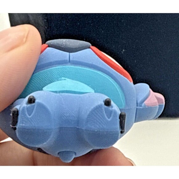 Disney Lilo and Stitch Figural Keyring Stitch In Sunglasses Purse Bag Clip Loose - Picture 5 of 11